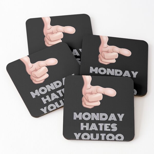 Item preview, monday hates you too designed and sold by ROBOUE.