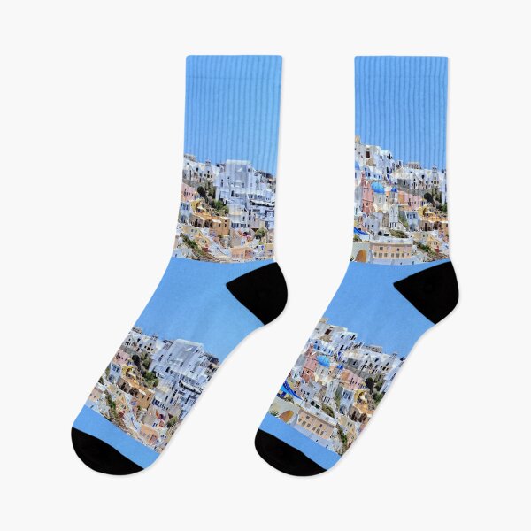 Item preview, Oia, Greece, Beach Town, Greek Architecture  designed and sold by newburyboutique.