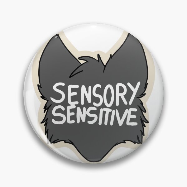 Item preview, "Sensory Sensitive" Furry Fursuit Sticker designed and sold by PeachsnootSuits.