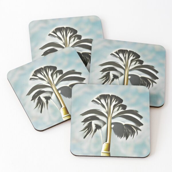Item preview, royal palm mid-century colorful original art designed and sold by Surrealarts727.