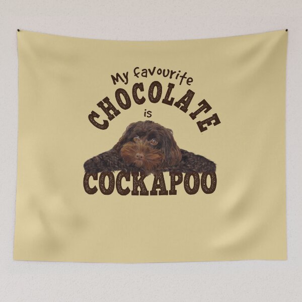 Item preview, COCKAPOO, chocolate brown cockapoo designed and sold by Danicus666.