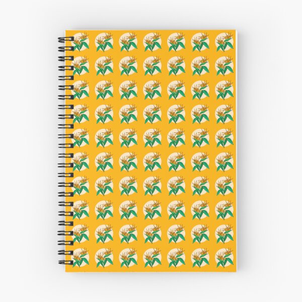Item preview, Yellow Exotic Plants And Flowers Polka Dot Print designed and sold by Narkusdesign.