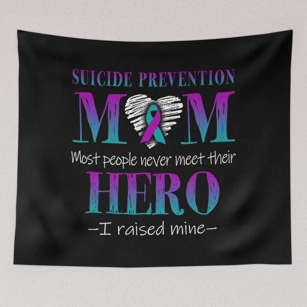 Item preview, Proud Suicide Prevention Mom HERO I Raised Mine designed and sold by Mnrshirley.