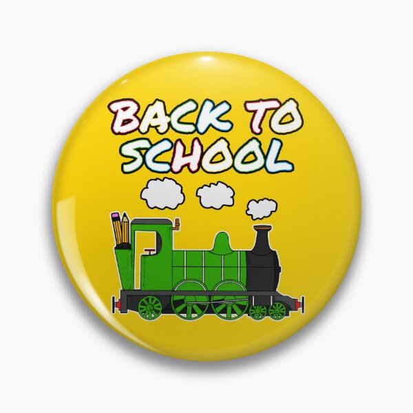 Item preview, Back To School Steam Train (Green) designed and sold by doodlerob.