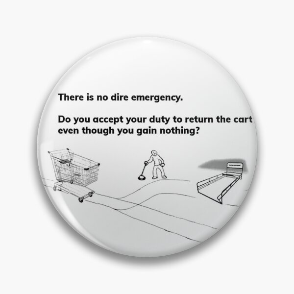Item preview, Trolley Problem - Shopping Cart designed and sold by strtwr-.