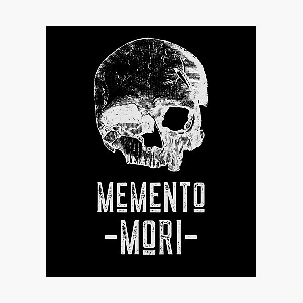 Artikel-Vorschau von Memento Mori: Gebrochener Skelettschädel, designt und verkauft von SimpleDark.