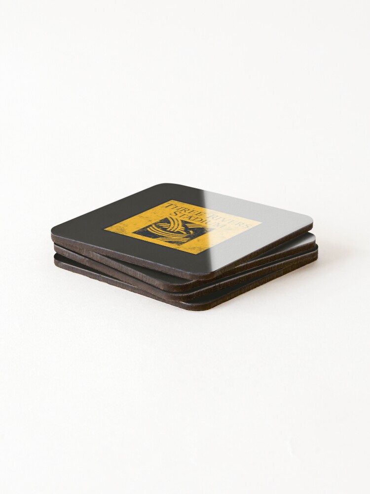 Thumbnail 4 of 5, Coasters (Set of 4), Three Rivers Stadium designed and sold by DeadStadium.