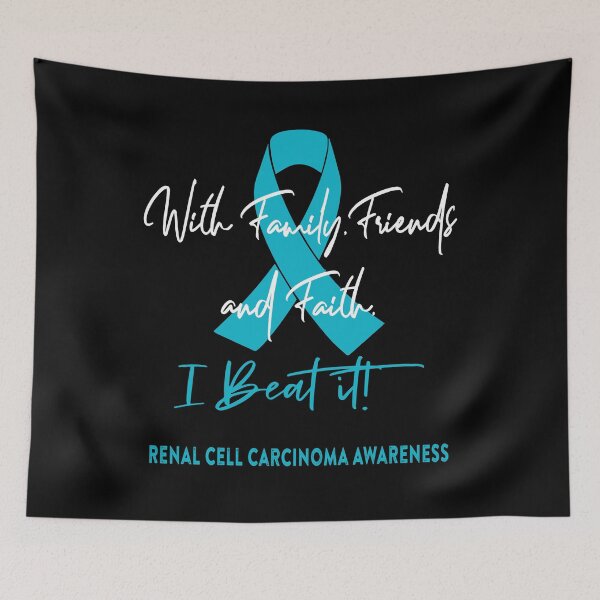 Item preview, Renal Cell Carcinoma Warrior - With Family, Friends, and Faith - I BEAT IT! designed and sold by Robbsyn.