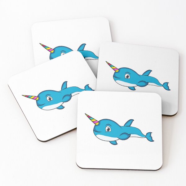 Item preview, Precious Kawaii Narwhal Rainbow Unicorn designed and sold by CreativeCranium.