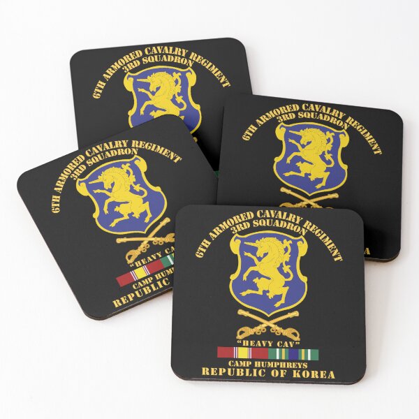 Item preview, Army - 3rd Sqdrn 6th ACR w Cav Br Camp Humphreys w KR SVC designed and sold by Military Insignia Products.