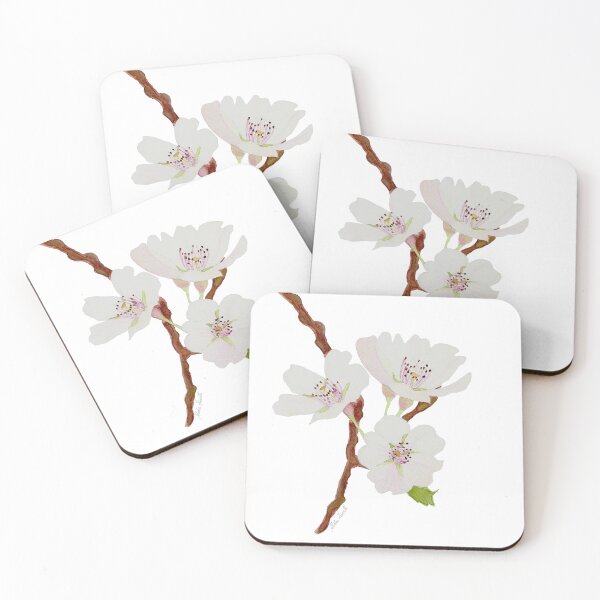 Item preview,  Sakura flowers on branch, painted in watercolor designed and sold by Malu-Iriarte.