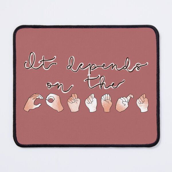 Item preview, It depends on the Context ASL  designed and sold by Sweet Champagne Designs.