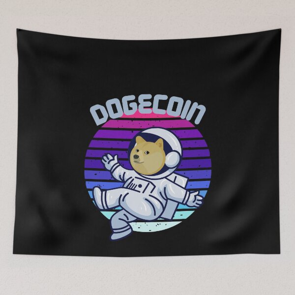 Item preview, Dogecoin Blue Space Sunset designed and sold by NFTDesignsBLV.