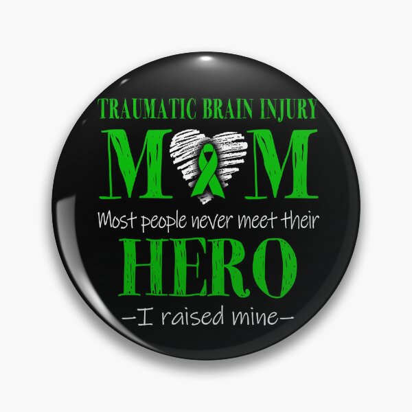 Item preview, Proud Traumatic Brain Injury Mom HERO I Raised Mine designed and sold by Mnrshirley.