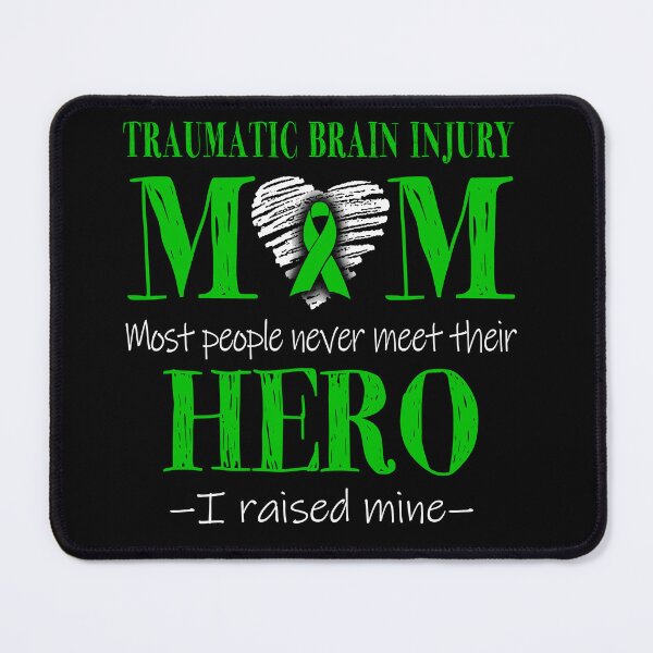 Item preview, Proud Traumatic Brain Injury Mom HERO I Raised Mine designed and sold by Mnrshirley.