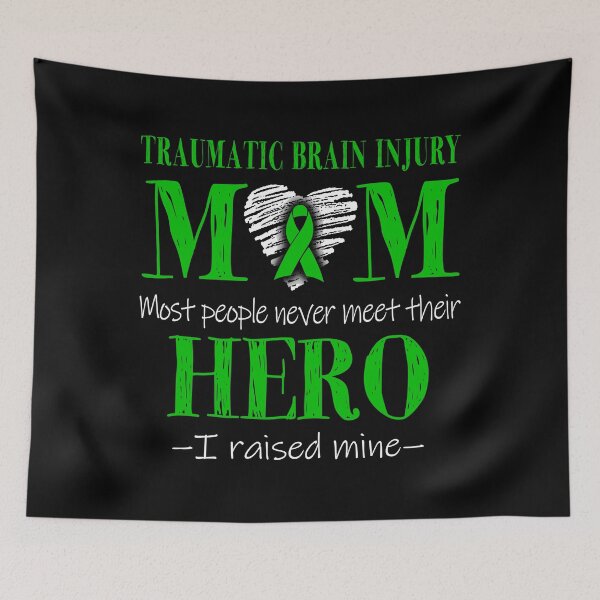 Item preview, Proud Traumatic Brain Injury Mom HERO I Raised Mine designed and sold by Mnrshirley.