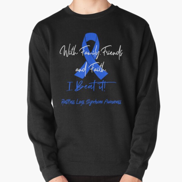 Item preview, Restless Legs Syndrome Warrior - With Family, Friends, and Faith - I BEAT IT! designed and sold by Robbsyn.