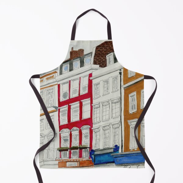 Item preview, Mayfair - London neighborhood buildings in watercolor designed and sold by Malu-Iriarte.
