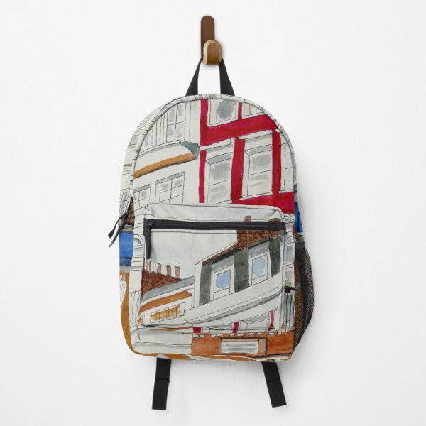 Item preview, Mayfair - London neighborhood buildings in watercolor designed and sold by Malu-Iriarte.