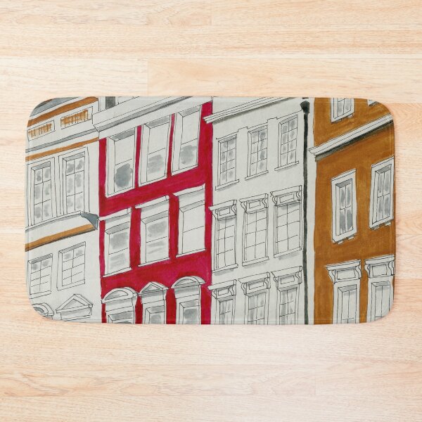 Item preview, Mayfair - London neighborhood buildings in watercolor designed and sold by Malu-Iriarte.