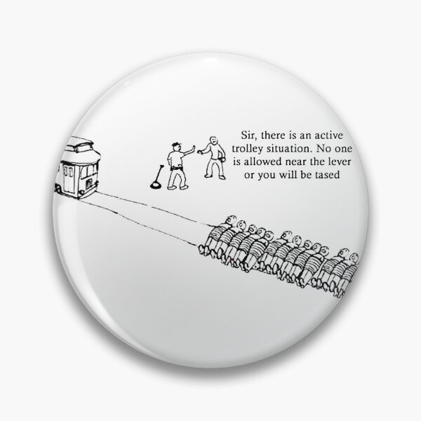 Item preview, Trolley Problem - Active Trolley Situation designed and sold by strtwr-.