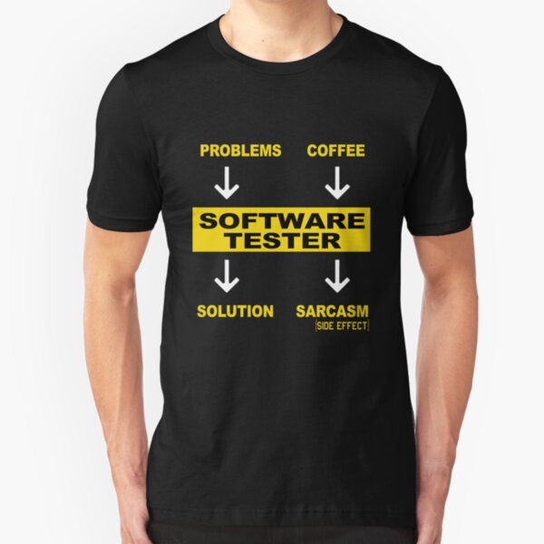 SOFTWARE TESTER Slim Fit T-Shirt