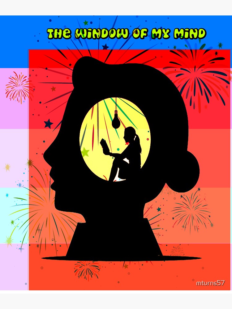 "Silhouette The window of my mind" Sticker for Sale by mturns57