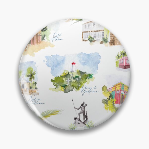 Item preview, Monuments of Saint-Barthélemy designed and sold by MoonStBarth.