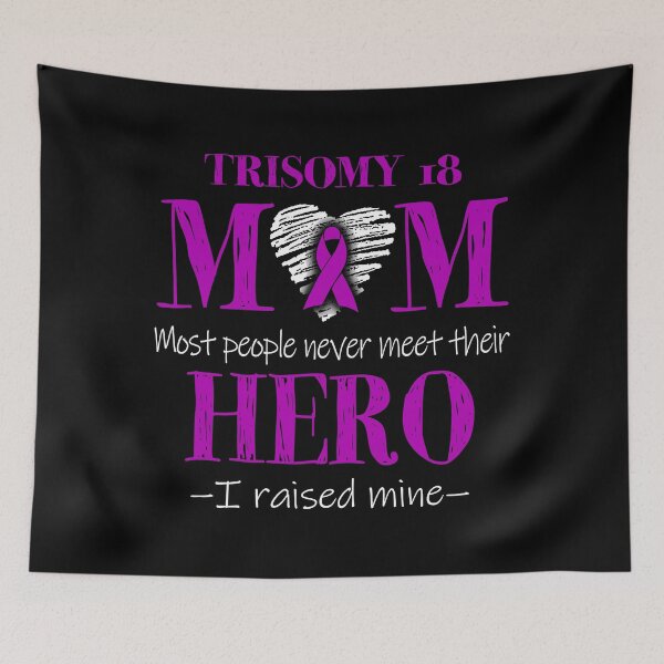 Item preview, Proud Trisomy 18 Mom HERO I Raised Mine designed and sold by Mnrshirley.