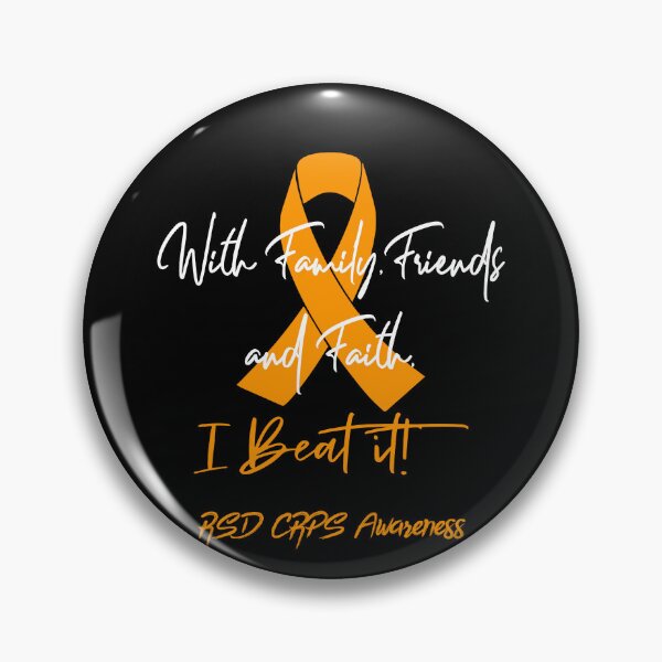 Item preview, RSD CRPS Warrior - With Family, Friends, and Faith - I BEAT IT! designed and sold by Robbsyn.