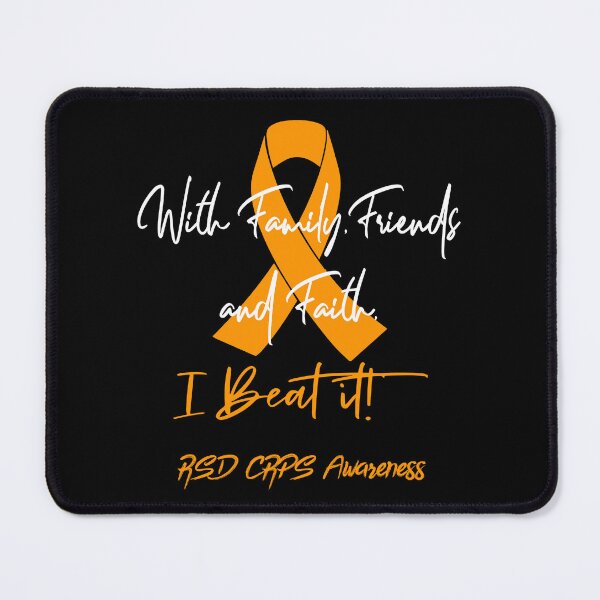 Item preview, RSD CRPS Warrior - With Family, Friends, and Faith - I BEAT IT! designed and sold by Robbsyn.