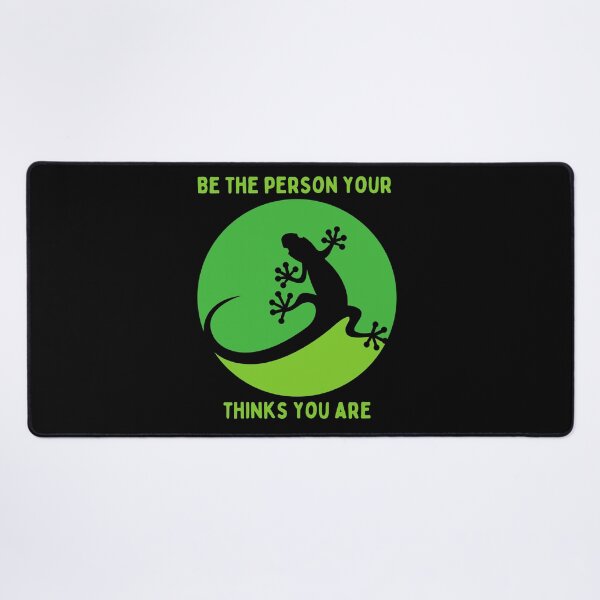 Item preview, Be The Person Your Lizard Thinks You Are Cute Funny Positive Quote designed and sold by two7designs.