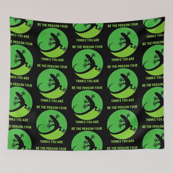 Item preview, Be The Person Your Lizard Thinks You Are Cute Funny Positive Quote designed and sold by two7designs.