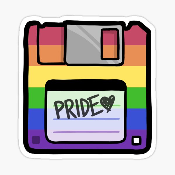 Item preview, Pride Floppy Disk designed and sold by piratical.