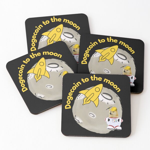 Item preview, Dogecoin Mining on the Moon Dogecoin to the Moon Doge1 designed and sold by NFTDesignsBLV.