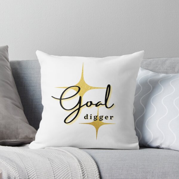 Item preview, Goal Digger Motivational Text Gold Star Shape designed and sold by jingenuity.