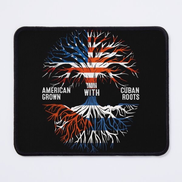 Item preview, American Grown With Cuban Roots Tree Cuba Flag designed and sold by MoHaCo.