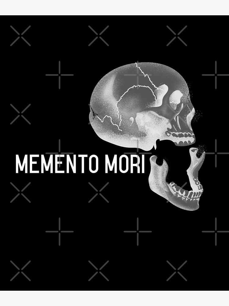 "Memento Mori Skull Jaw Dropping Edition" Poster for Sale by