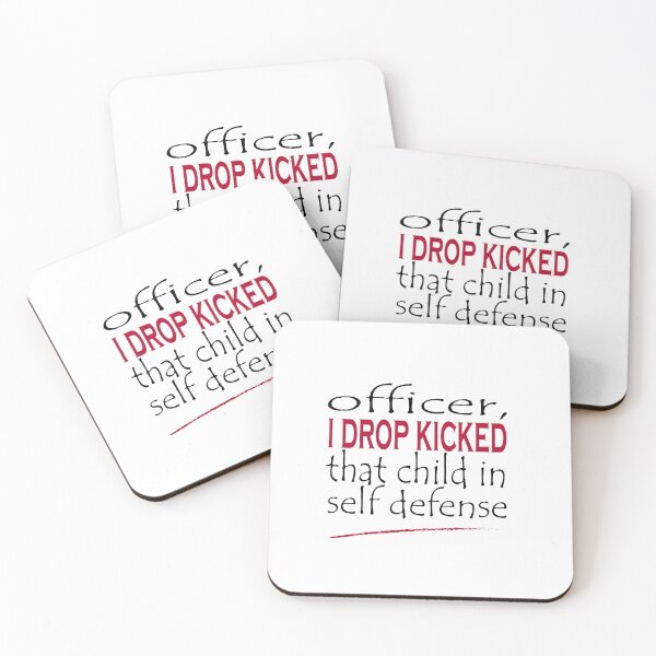Item preview, Officer i drop kicked that child in self defense Essential T-Shirt  designed and sold by AdOmar.