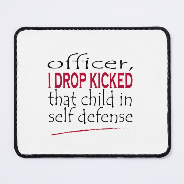 Item preview, Officer i drop kicked that child in self defense Essential T-Shirt  designed and sold by AdOmar.