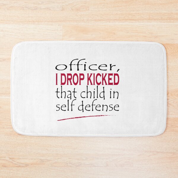 Item preview, Officer i drop kicked that child in self defense Essential T-Shirt  designed and sold by AdOmar.