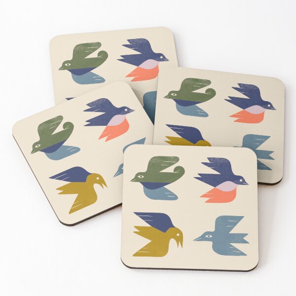 Item preview, Four Birds Grid designed and sold by Renea L Thull.