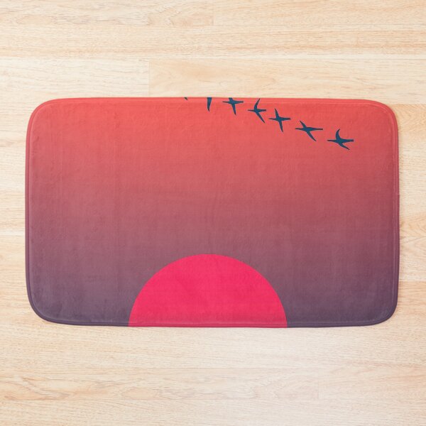 Item preview, Red sun flock of birds flying designed and sold by JD369.