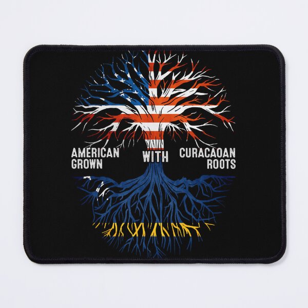 Item preview, American Grown With Curacaoan Roots Curacao Flag designed and sold by MoHaCo.