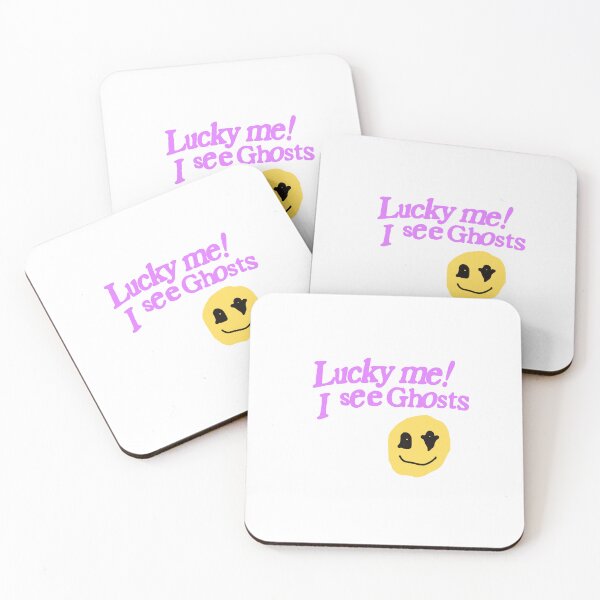 Item preview, kanye west lucky me i see ghosts sticker designed and sold by feliciadesigns.