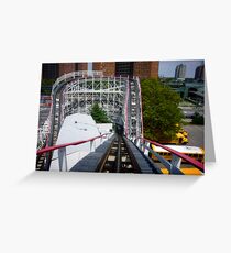 Ride the Coney Island Cyclone Greeting Card