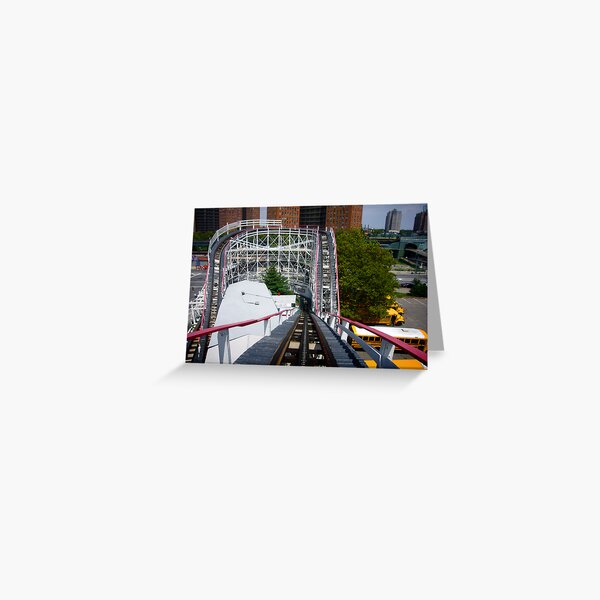 Ride the Coney Island Cyclone Greeting Card