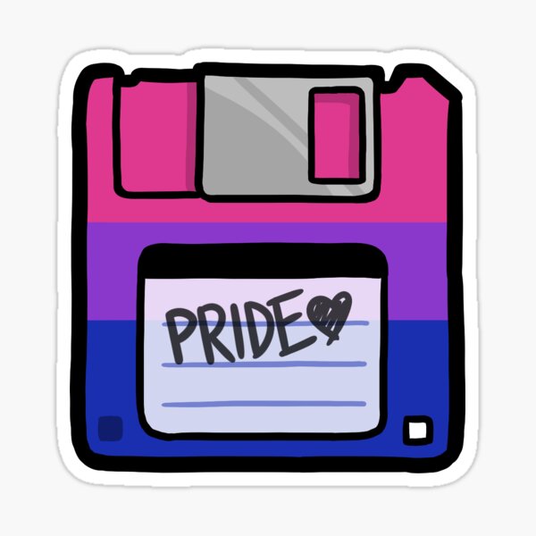Bi Pride Floppy Sticker
