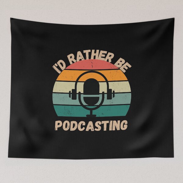 Item preview, I'd rather be podcasting designed and sold by Brandonjj.