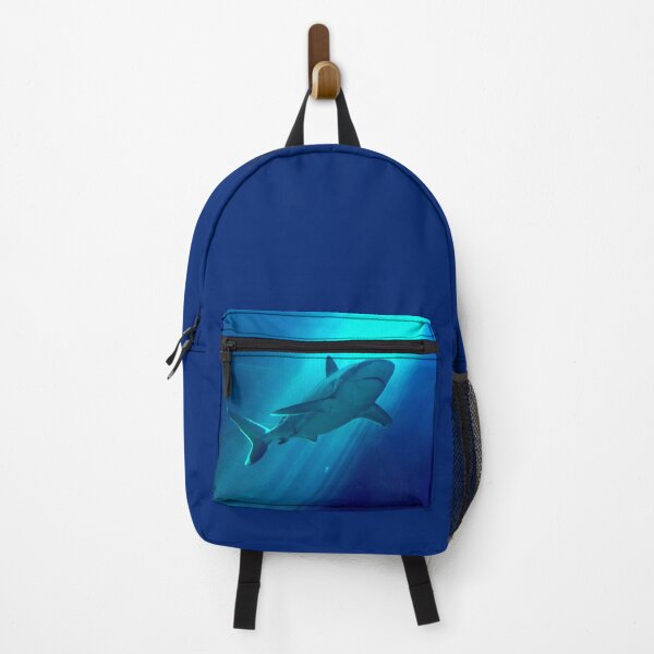 Item preview, ANIMALS #67 - Shark Bathed in Sun Rays in Blue Water designed and sold by DEL-Productions.